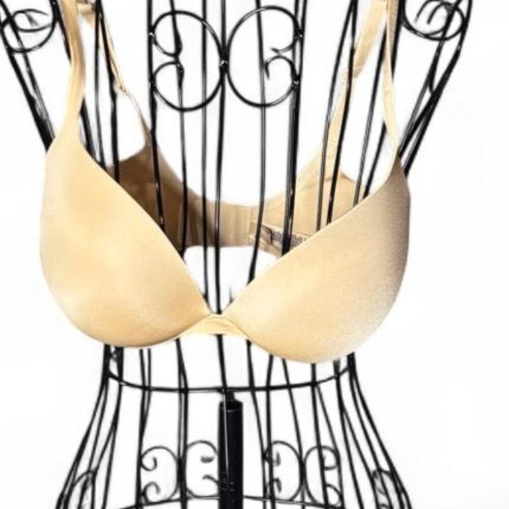 SKIMS Fits Everybody Scoop Neck Bra 36B Beige Nude Tan Sand Seamless